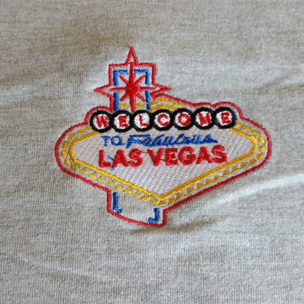 Express Mark Las Vegas SS Polo Gray Shirt - Med